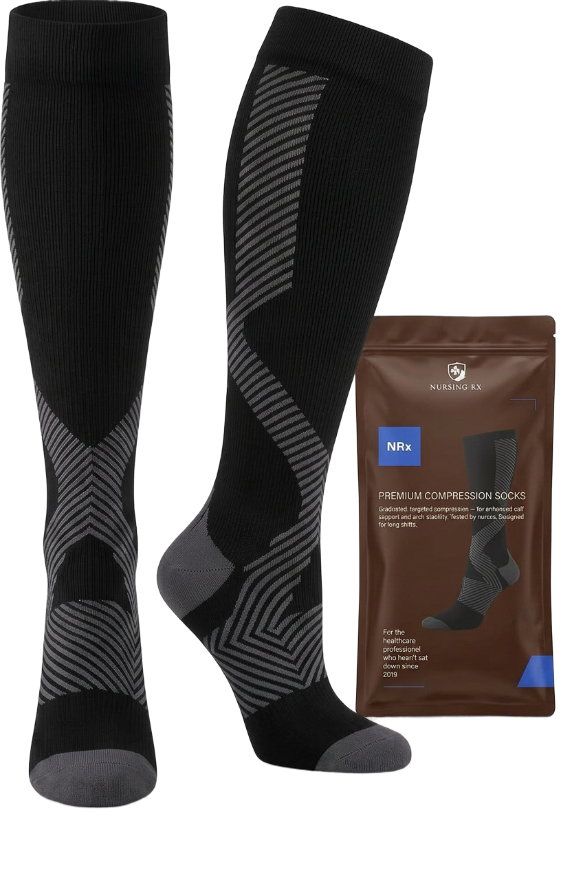 NursingRx compression socks for nurses